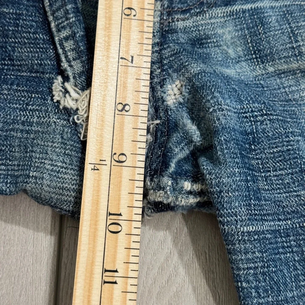Naked & Famous Weird Guy Jeans Mens 33 Blue Frankenstein Raw Japanese Denim